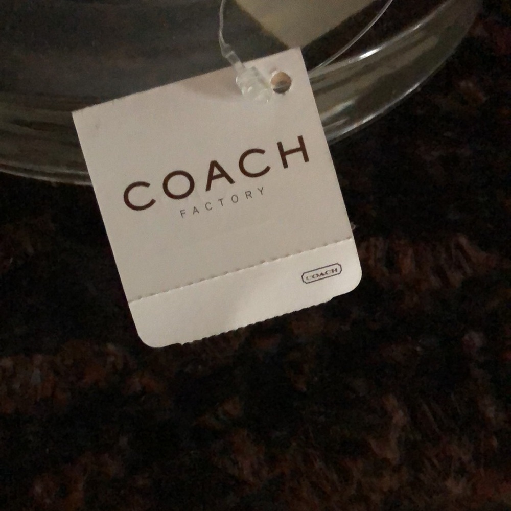 Coach ladies scarf black gray color - Picture 2 of 7